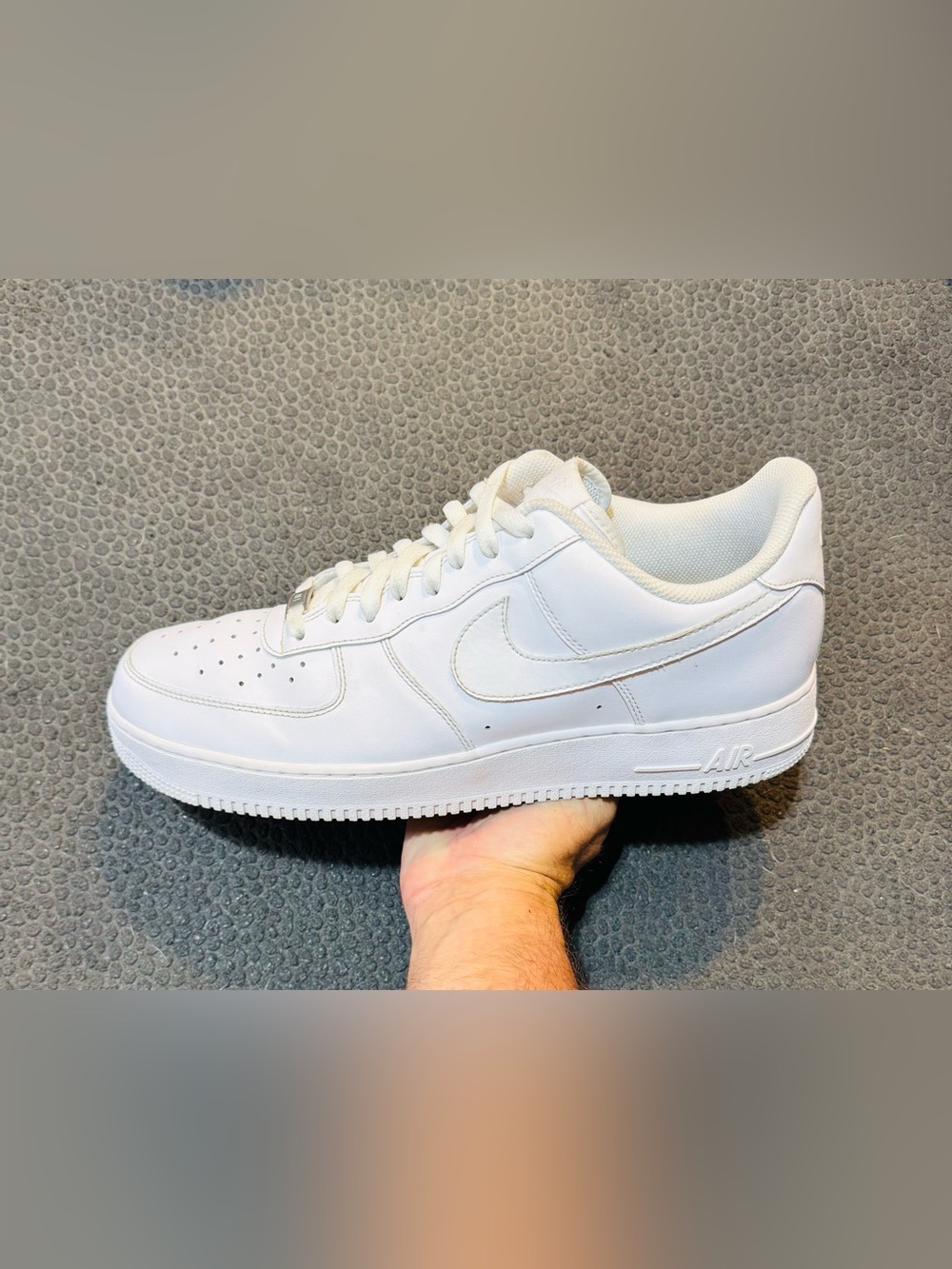 Nike Air Force 1 Low ‘07 ‘Triple White’ (Sz 13M)